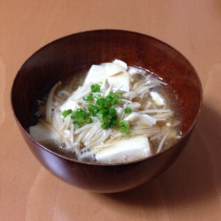 豆腐とえのきのしょうがあんかけ煮♪